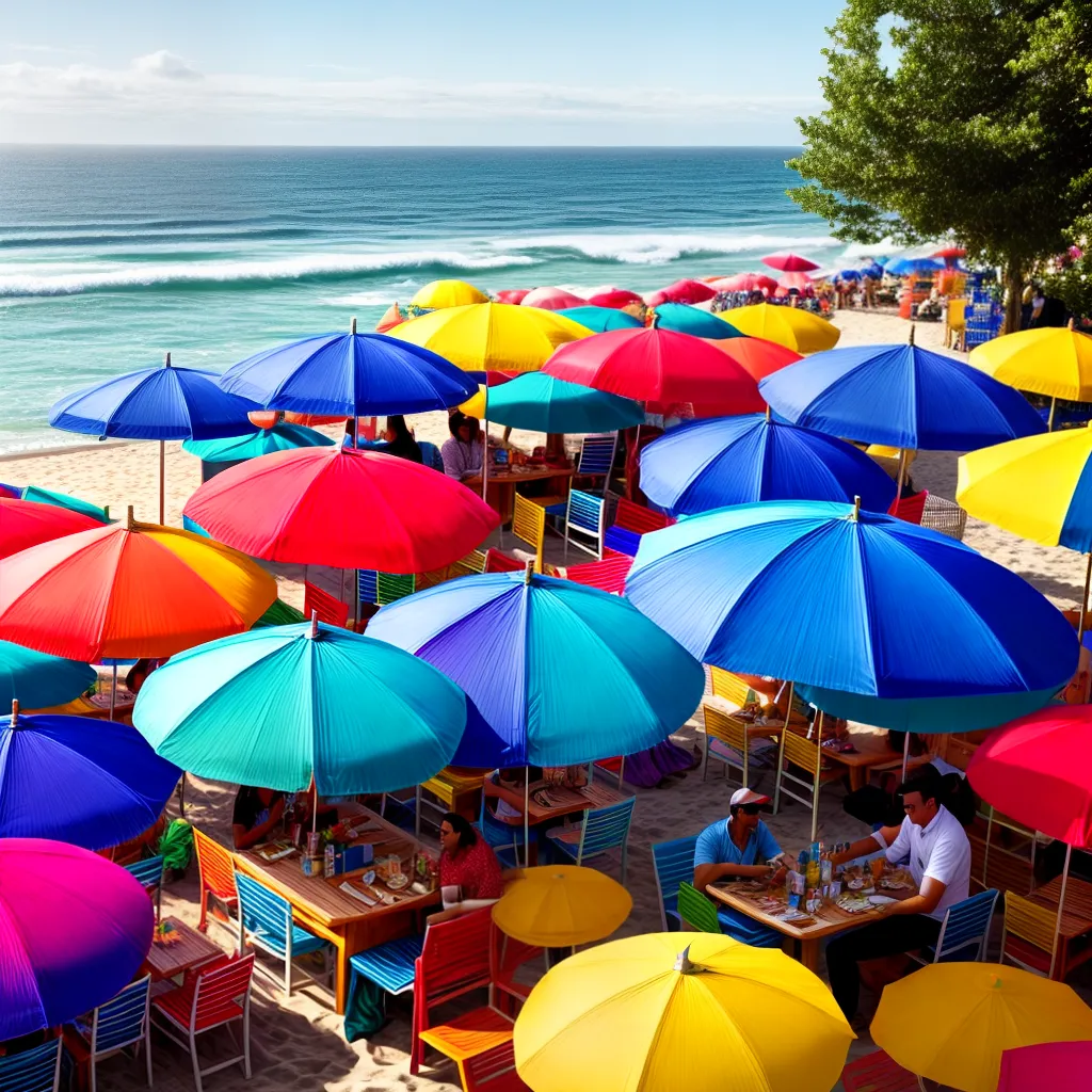 Descubra o que significa sonhar com Lanchonete na Praia 4 Fotos barra praia sol mar guloseimas