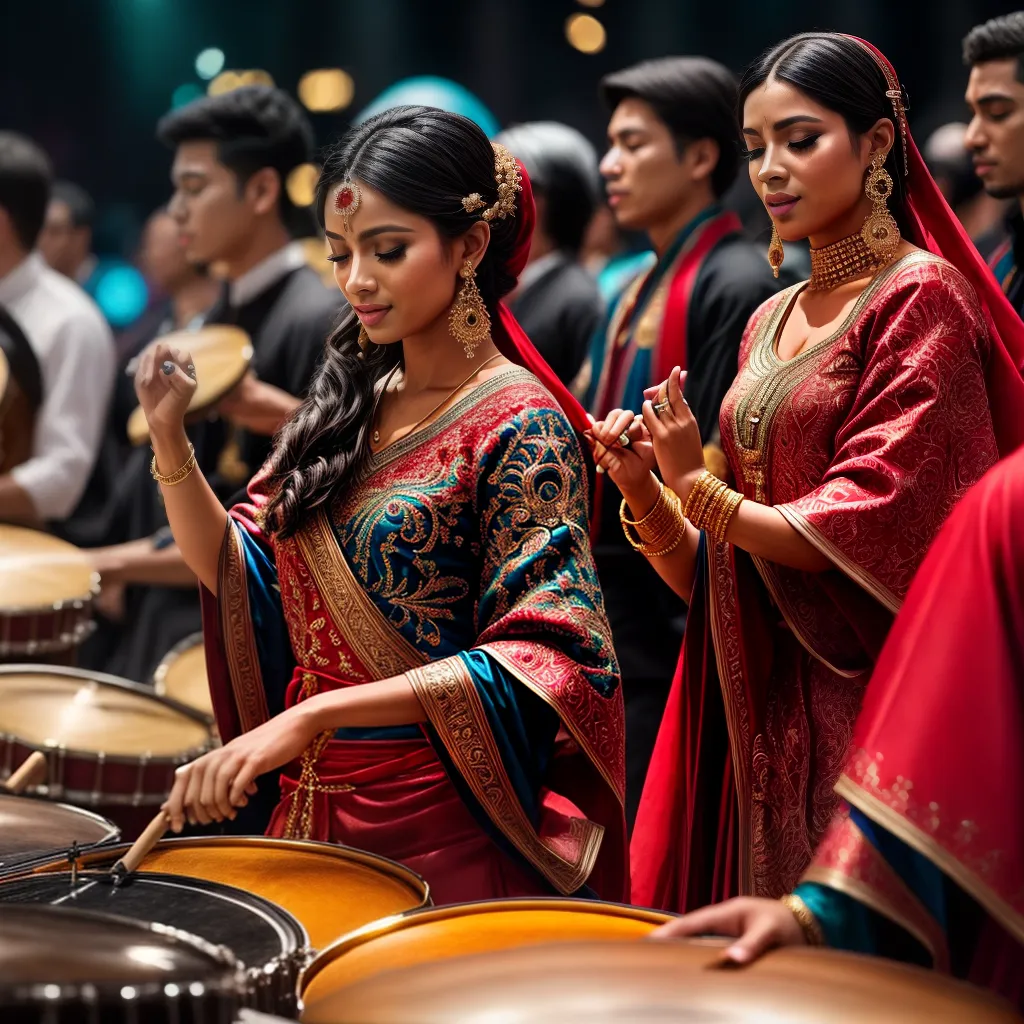 Cerimônia do Subconsciente: Descubra o Significado de Sonhar com Batucada 4 Fotos batuque ritmo festa drummers energia