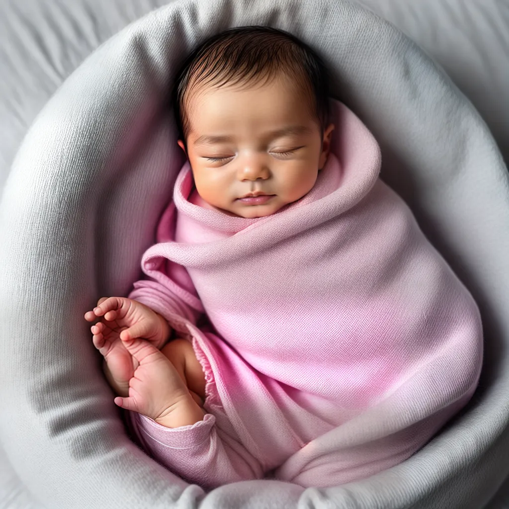 Fotos bebe menina rosa sono berco
