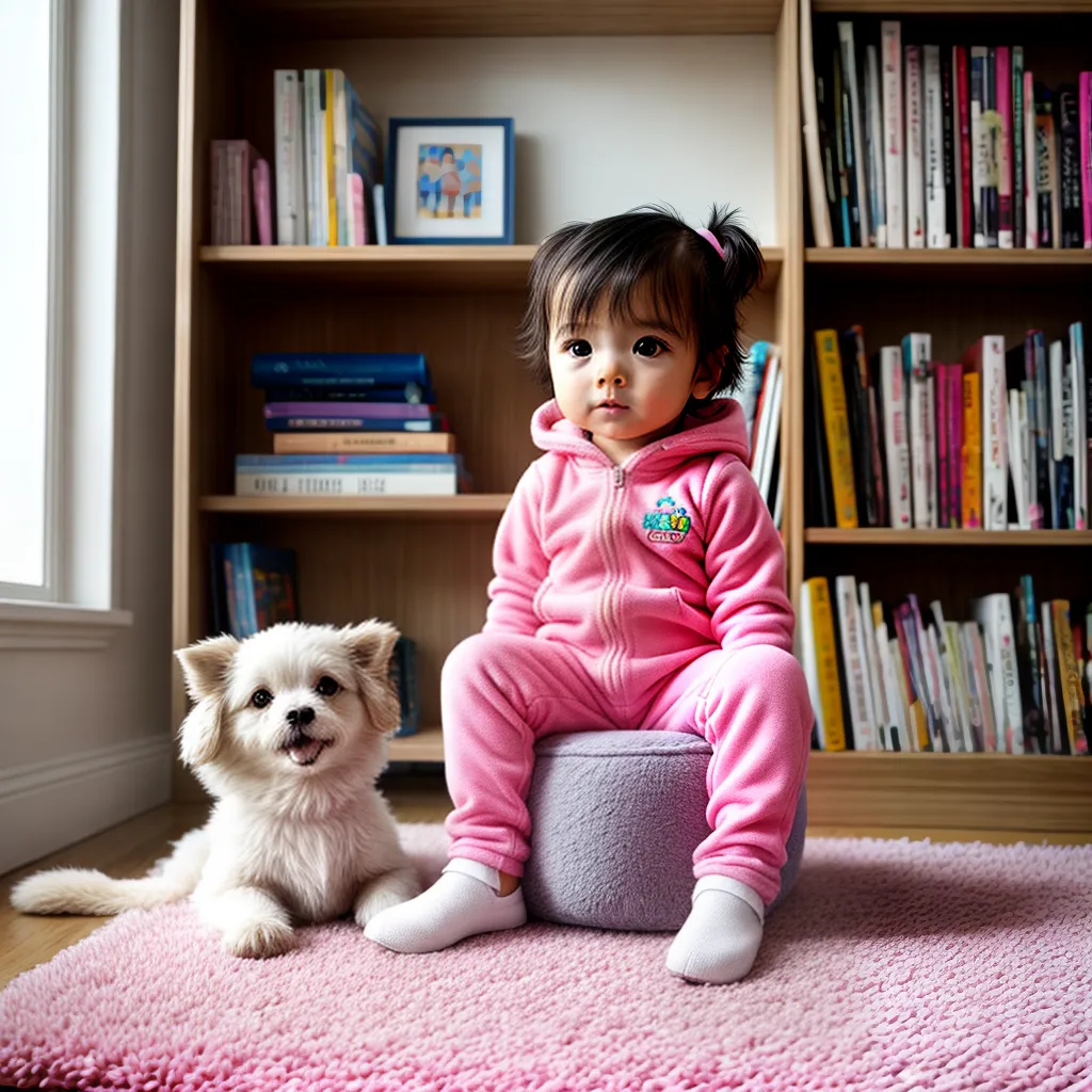 Fotos bebe menina suzi tapete livros