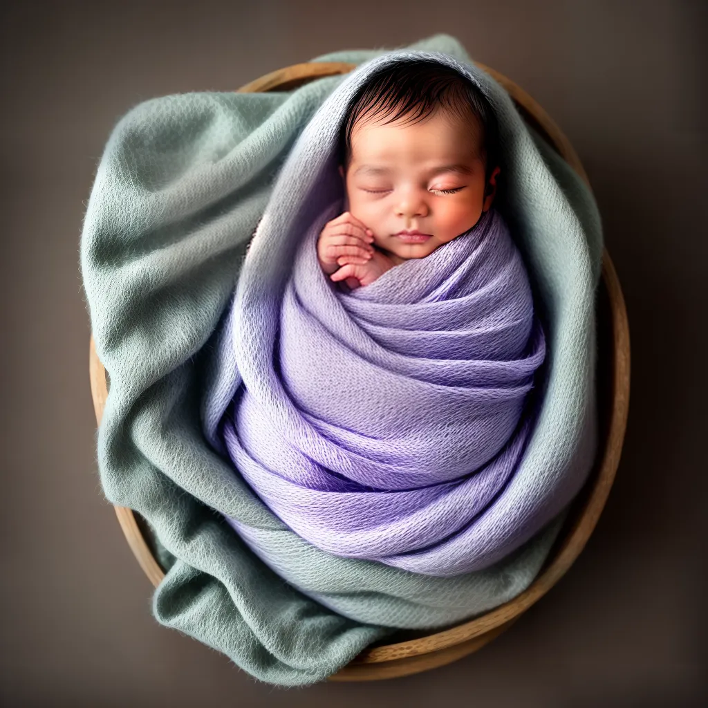 Fotos bebe recem nascido sono berco conforto