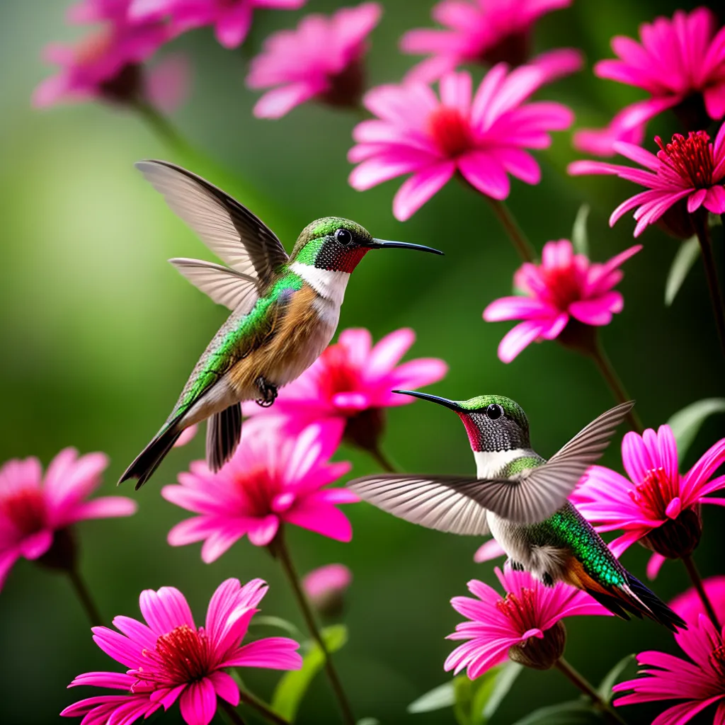 Significado de Sonhar com Néctar: Conexão com a Natureza e a Essência da Vida. 4 Fotos beija flor flores natureza vibrante