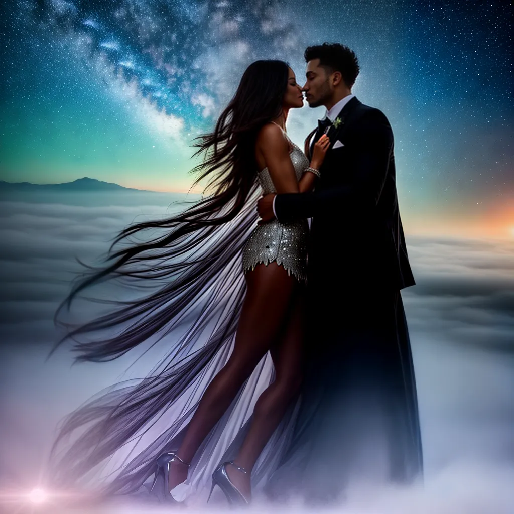 Fotos beijo estrelas amor sonhos