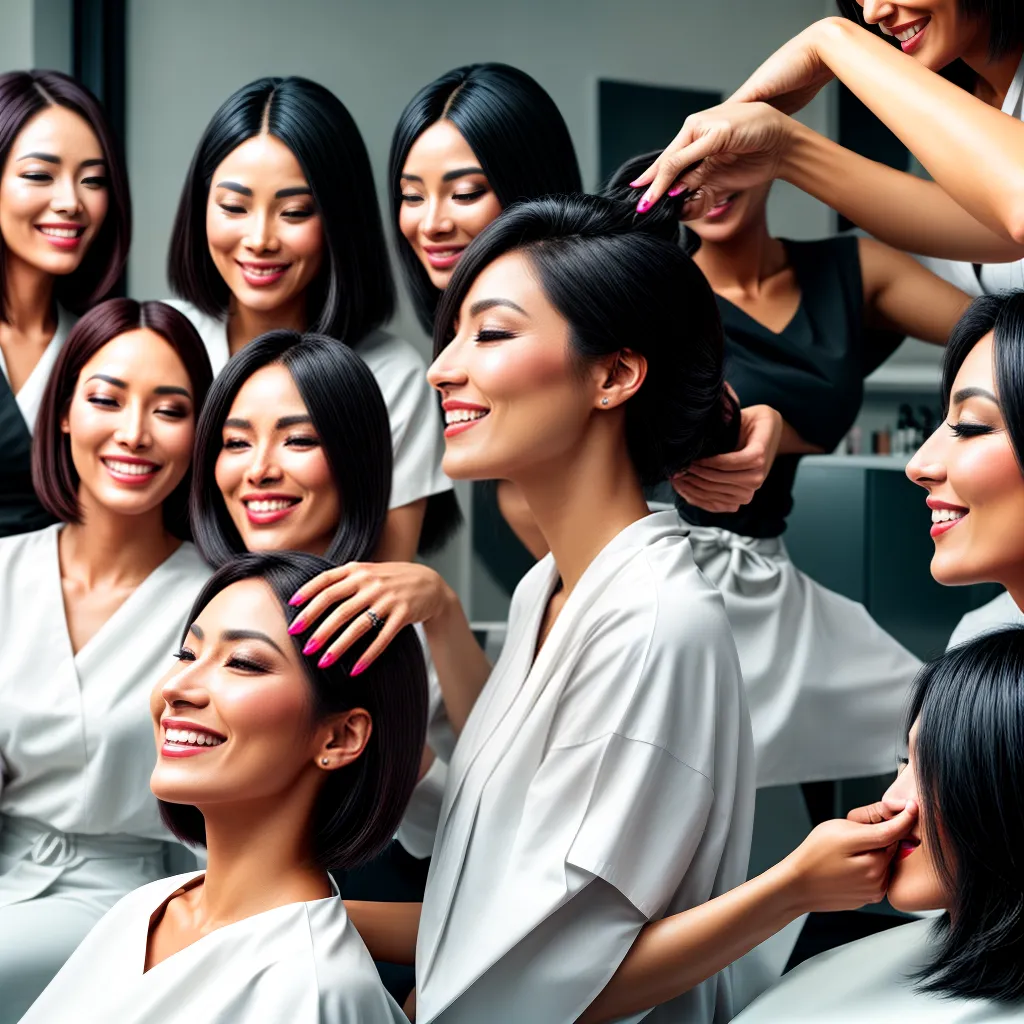 Fotos beleza amigas salao manicure pedicure