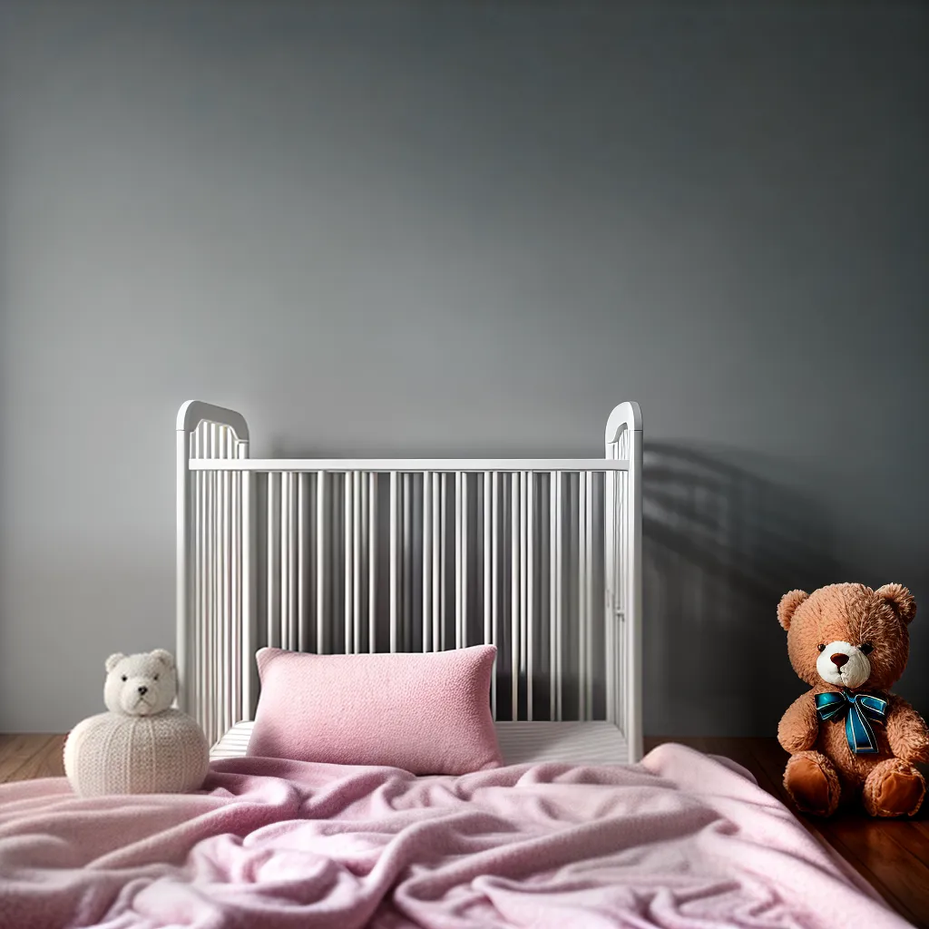 Sonhar com berço: descubra o significado desse sonho. 2 Fotos berco branco rosa ursinho glow