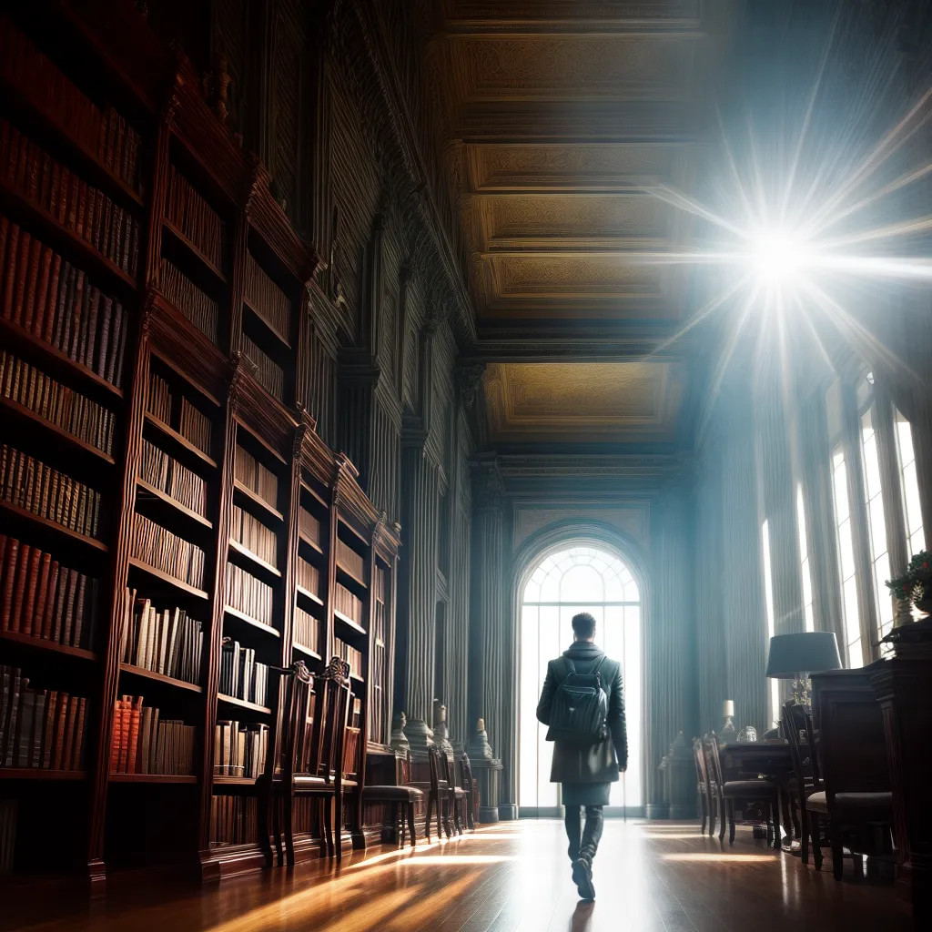 Fotos biblioteca luz descoberta conhecimento