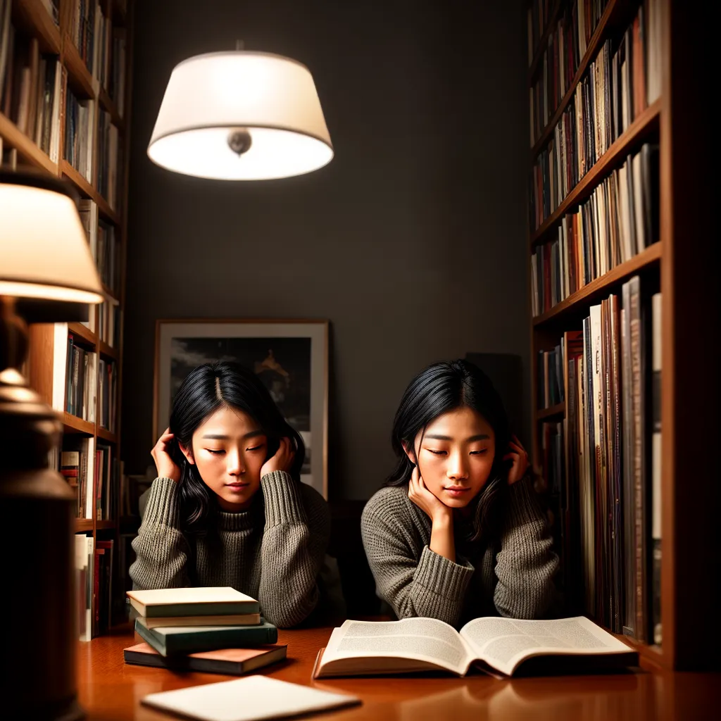 Fotos biblioteca sonho pensativo