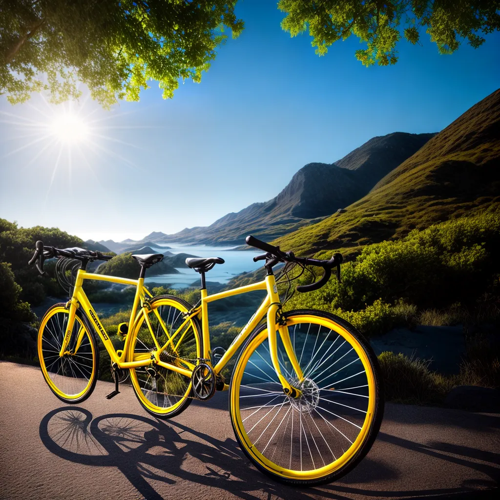 Bicicleta amarela: qual o significado de sonhar com a cor? 5 Fotos bicicleta amarela ceu azul otimismo