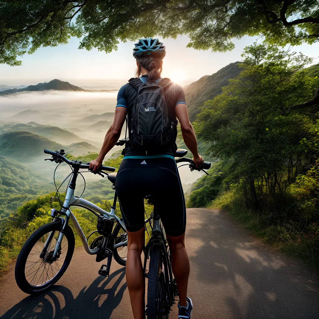 Título do blog: Descubra o significado de sonhar com bicicleta e sua relação com o turismo ecológico 2 Fotos bicicleta natureza liberdade montanhas