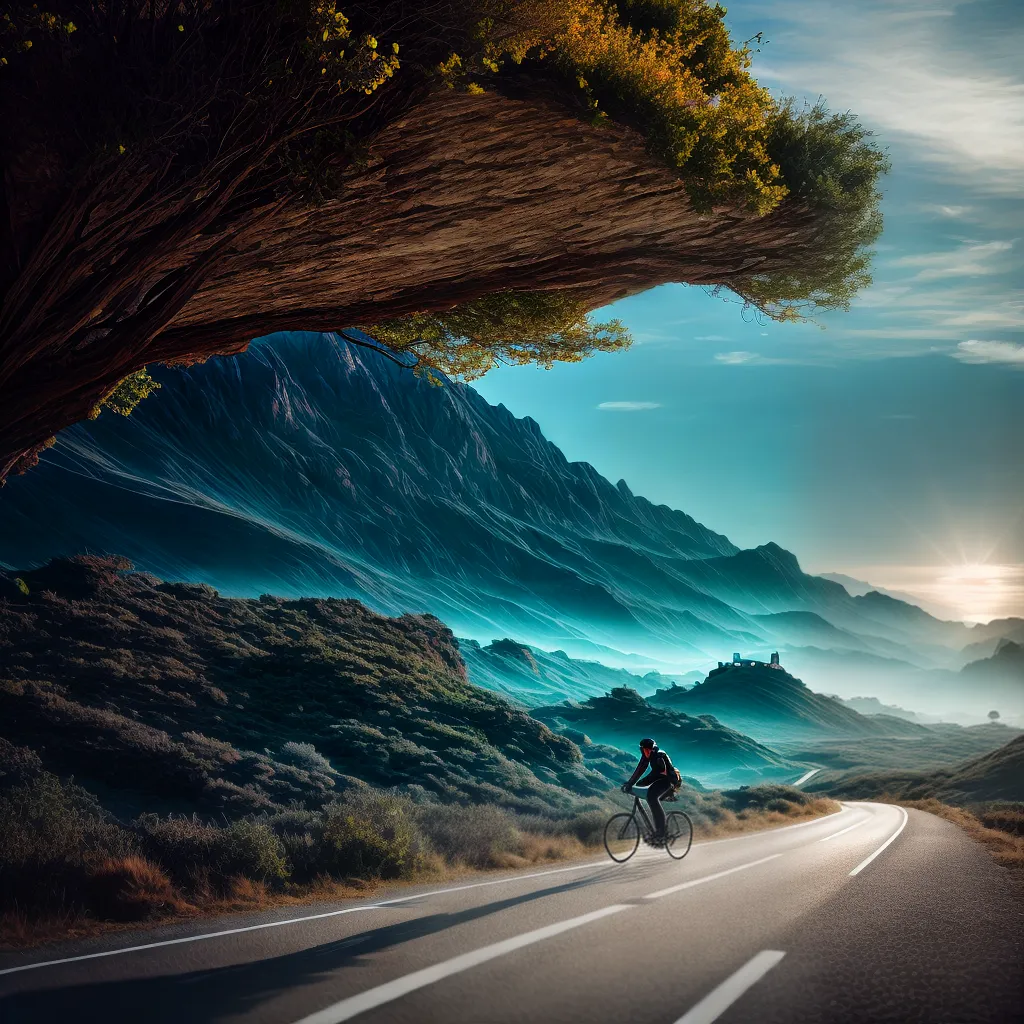 Ciclismo Onírico: Significado de Sonhar com Bicicletas 5 Fotos bicicleta sonho paisagem colorida