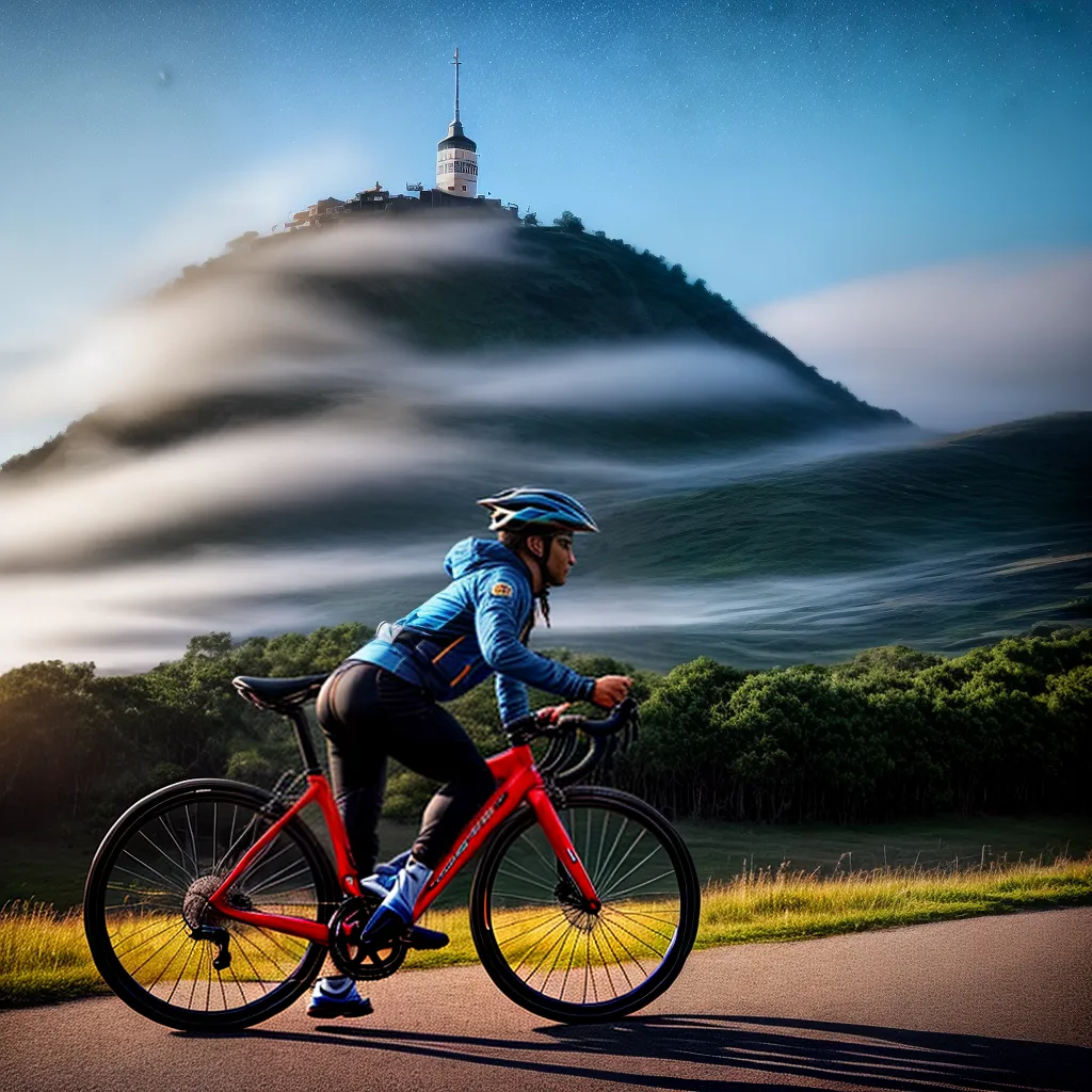 Fotos bicicleta sonhos estrelas nuvens