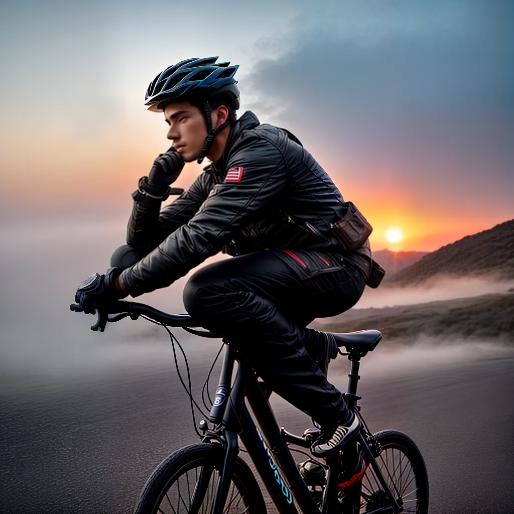 Fotos bicicleta sonhos por do sol