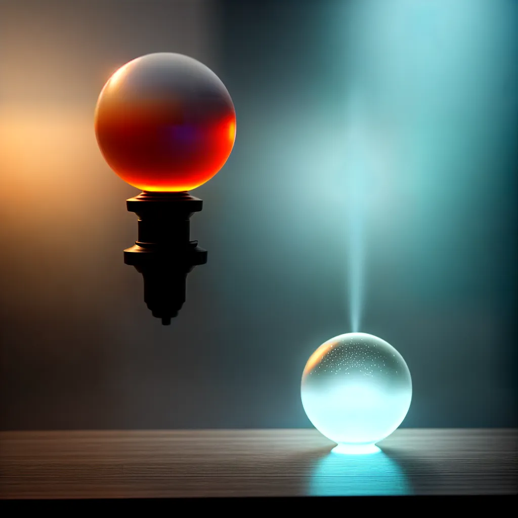 Fotos bola cristal luz misterio sonhos