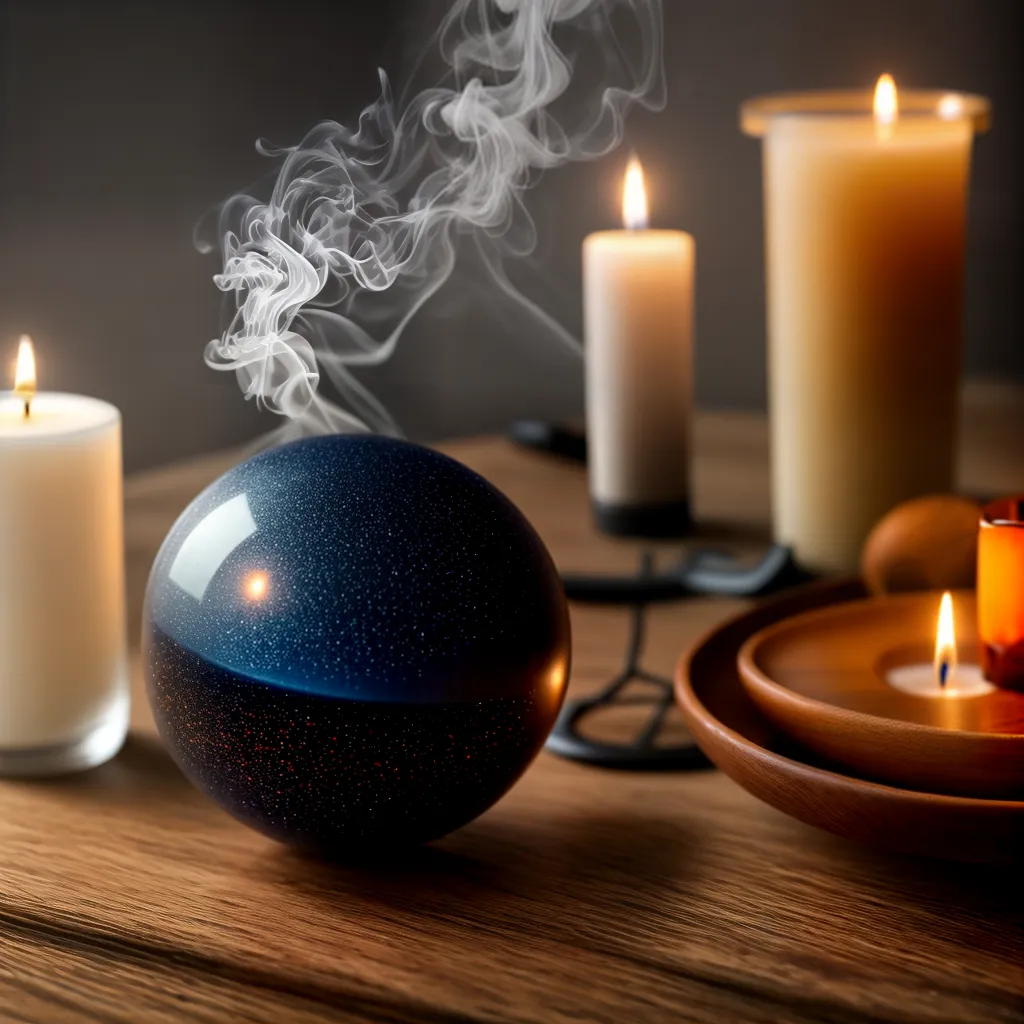 Antecipe seu futuro: Descubra o que significa sonhar com Previsão 6 Fotos bola cristal misterio luz velas
