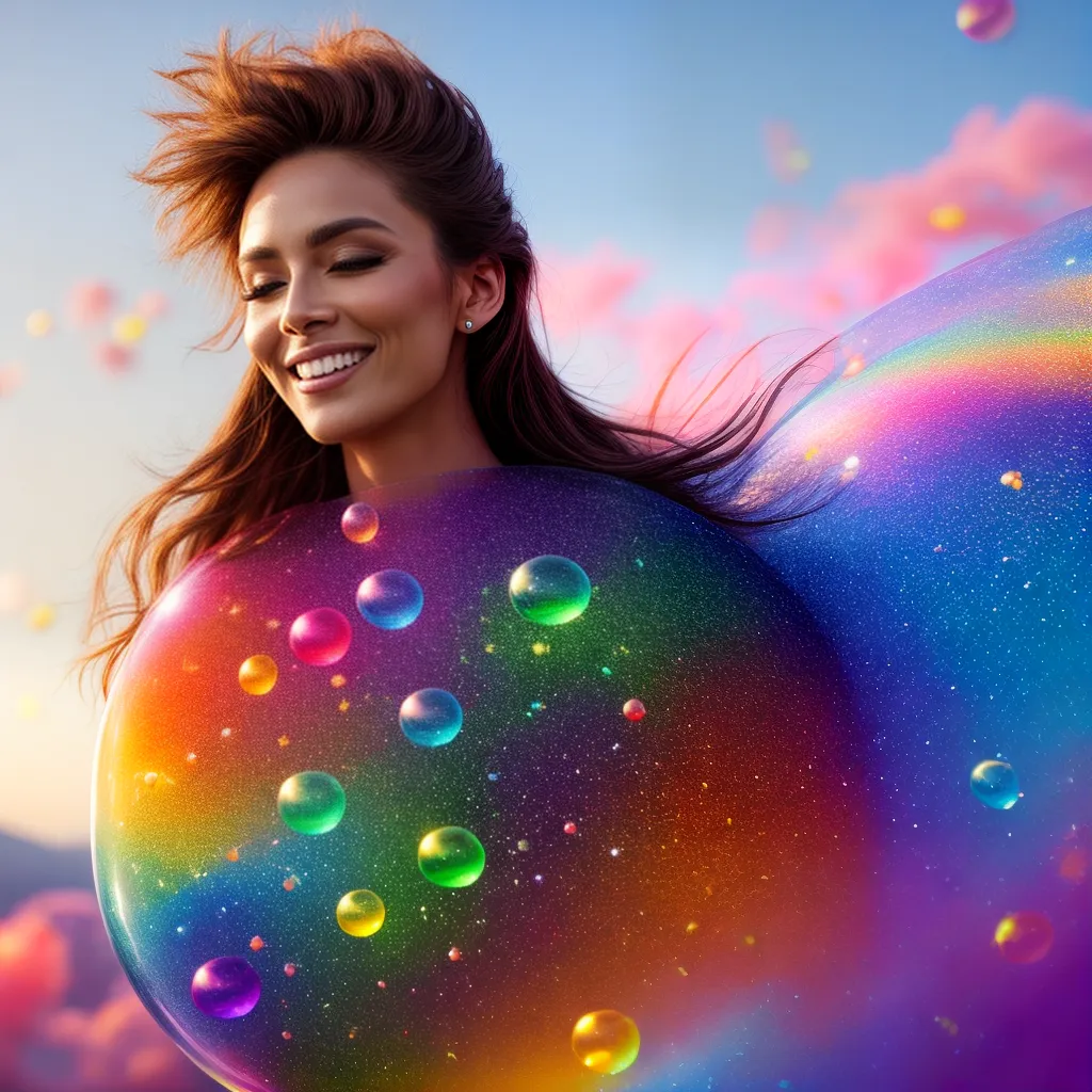 Descubra o significado por trás dos sonhos com sorrisos e risadas. 4 Fotos bolha sonho colorida sorrisos
