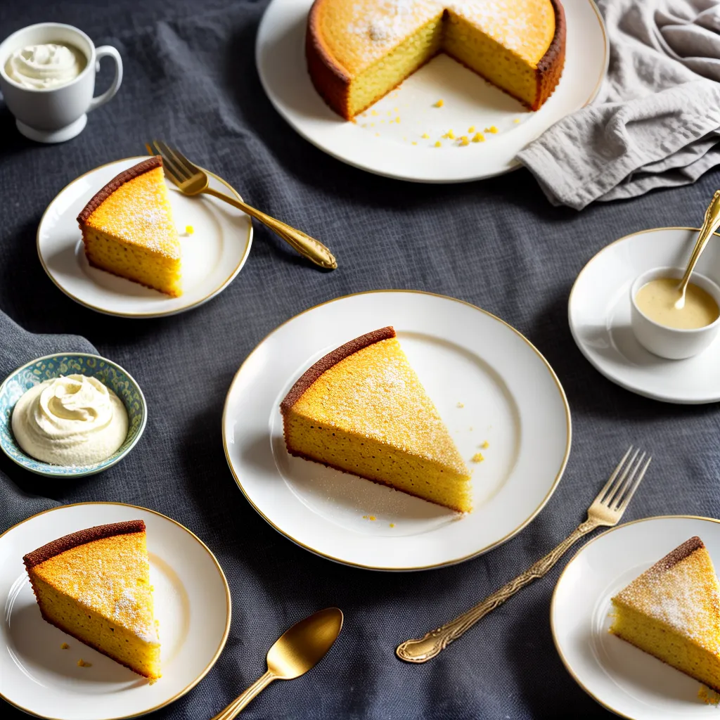 Sonhos de Comida: Descubra o Significado de Sonhar com Bolo de Fubá 4 Fotos bolo fuba amarelo floral saudade