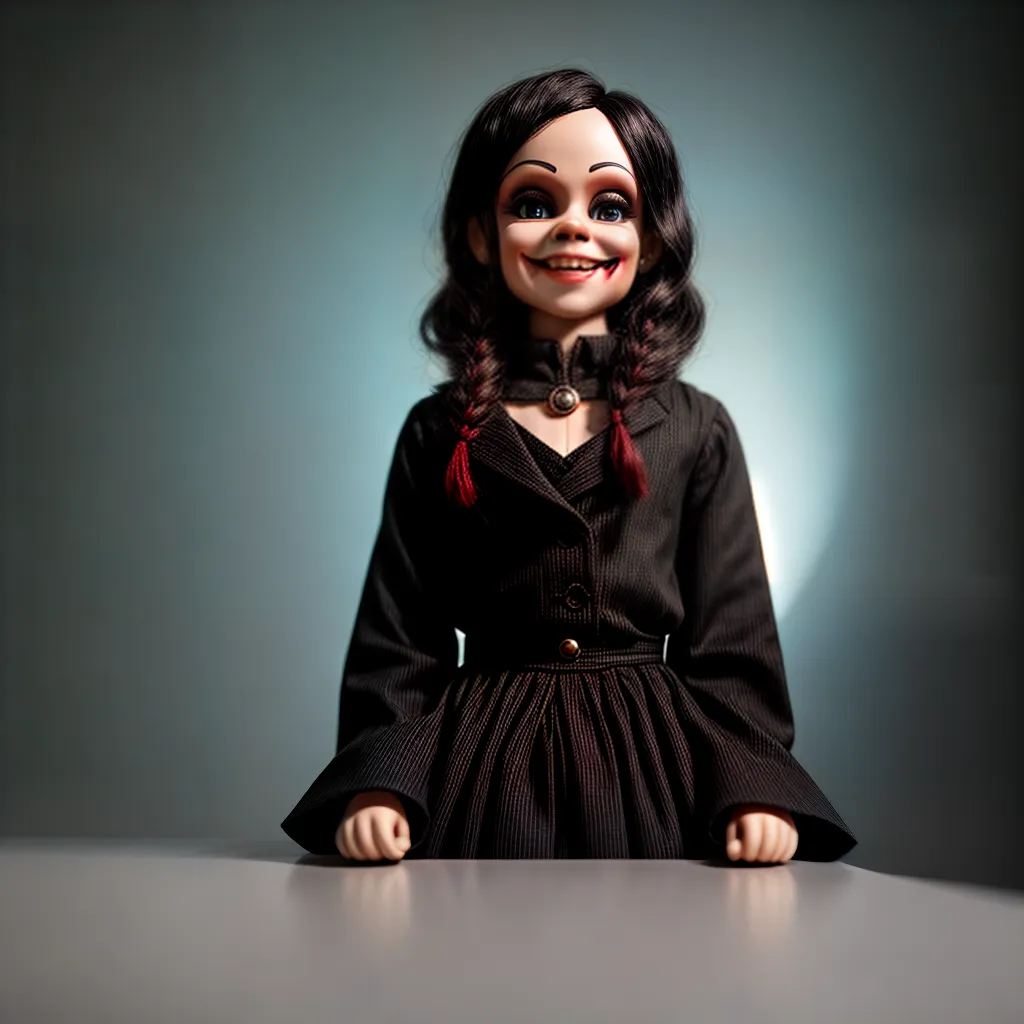 Fotos boneco ventriloquo assustador olhos sinistros