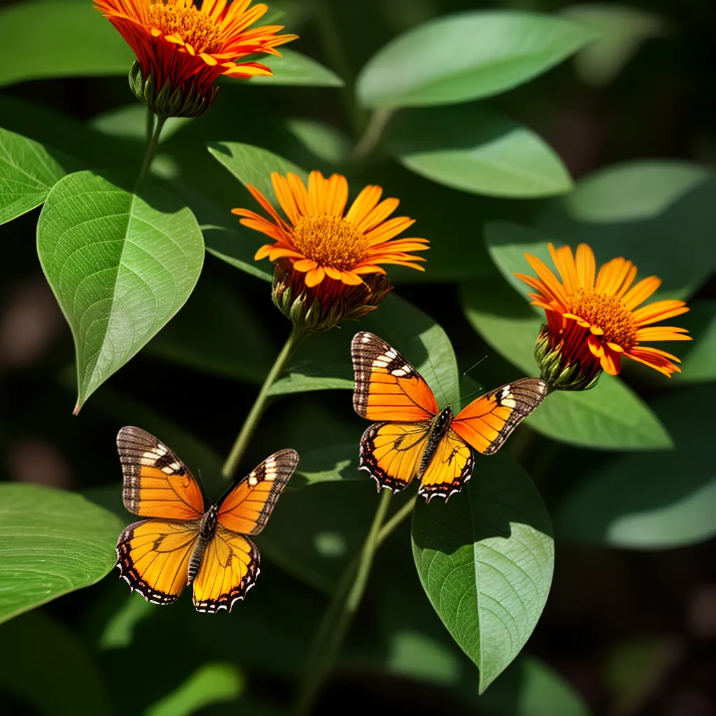 Descubra o Que Significa Sonhar com Insetos, Plantas e Animais Alaranjados 3 Fotos borboleta laranja flores abelhas energia