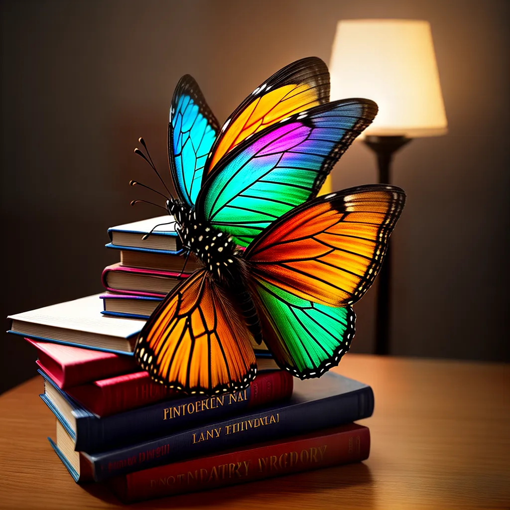 Bibliotecas de Sonhos: o Significado de Sonhar com Borboletas 4 Fotos borboleta livros biblioteca sonhos