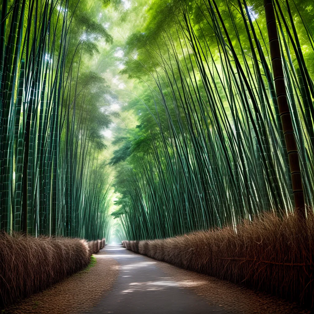 Fotos bosque bambu serenidade sombra luz