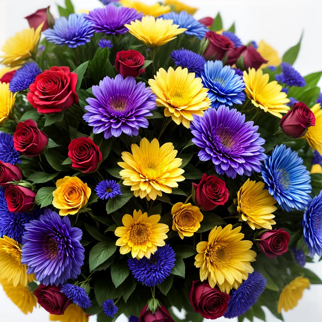 Fotos bouquet colorido vida fragrancia