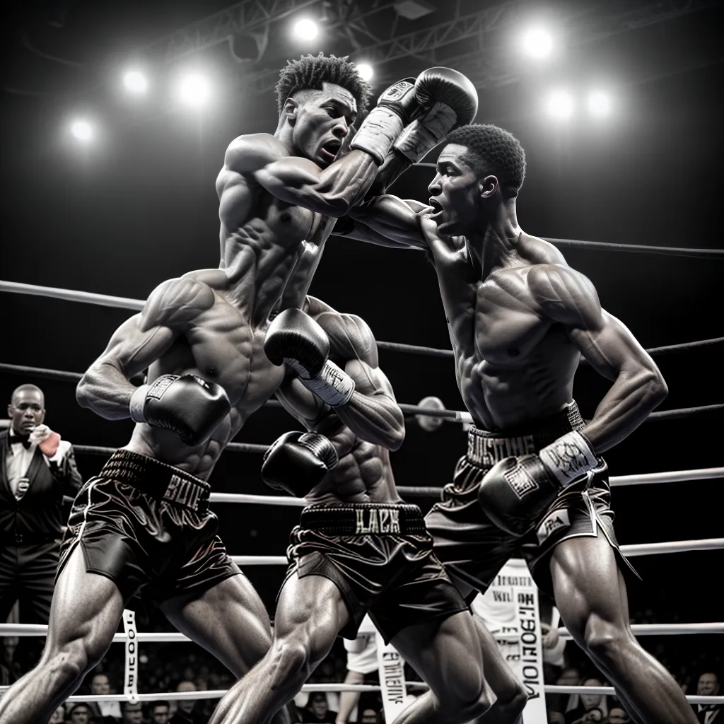 Fotos boxe vintage luta torcida chapeu