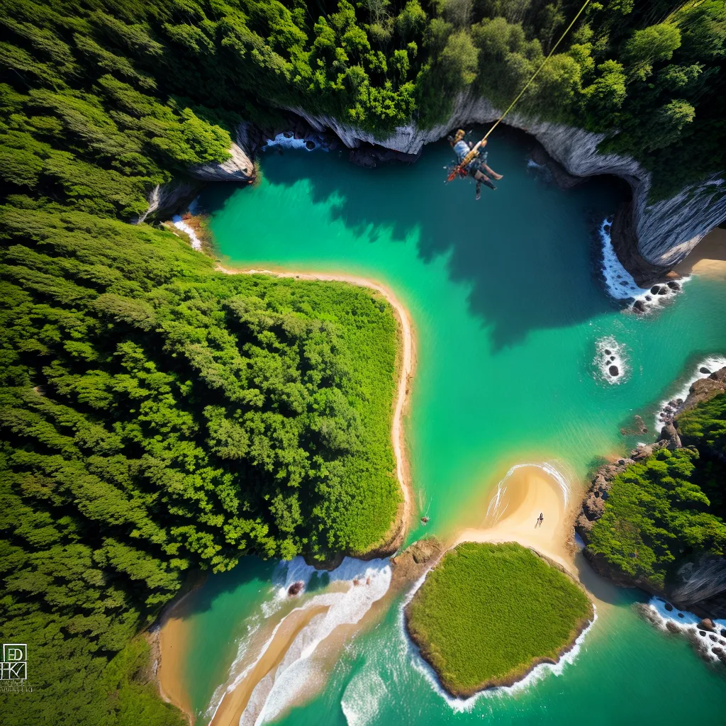 Fotos bungee jump sorriso paisagem radical