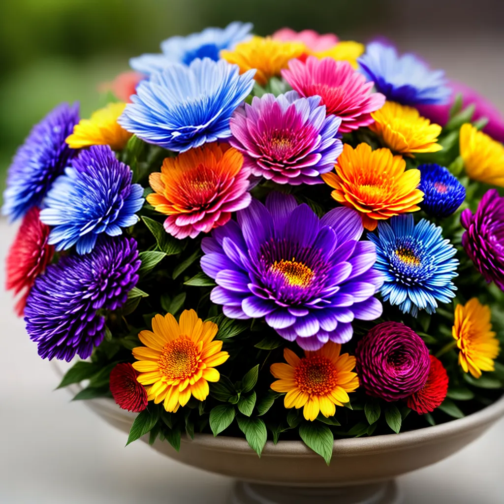 Significado de Sonhar com Flores Radiantes: Alegria e Vitalidade 4 Fotos buque colorido alegria renovacao
