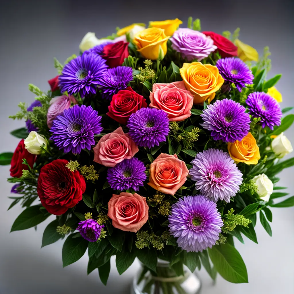 Desvendando o Significado de Sonhar com Ornamentação Floral 3 Fotos buque colorido flores vibrantes alegria