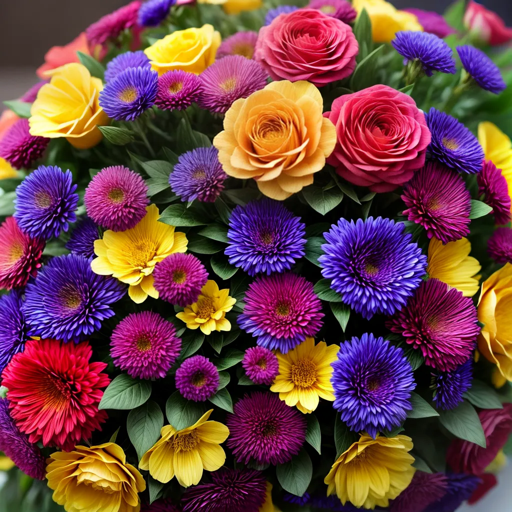 Significados de Sonhar com Flores: a força simbólica da natureza em sonhos 3 Fotos buque colorido vida renovacao