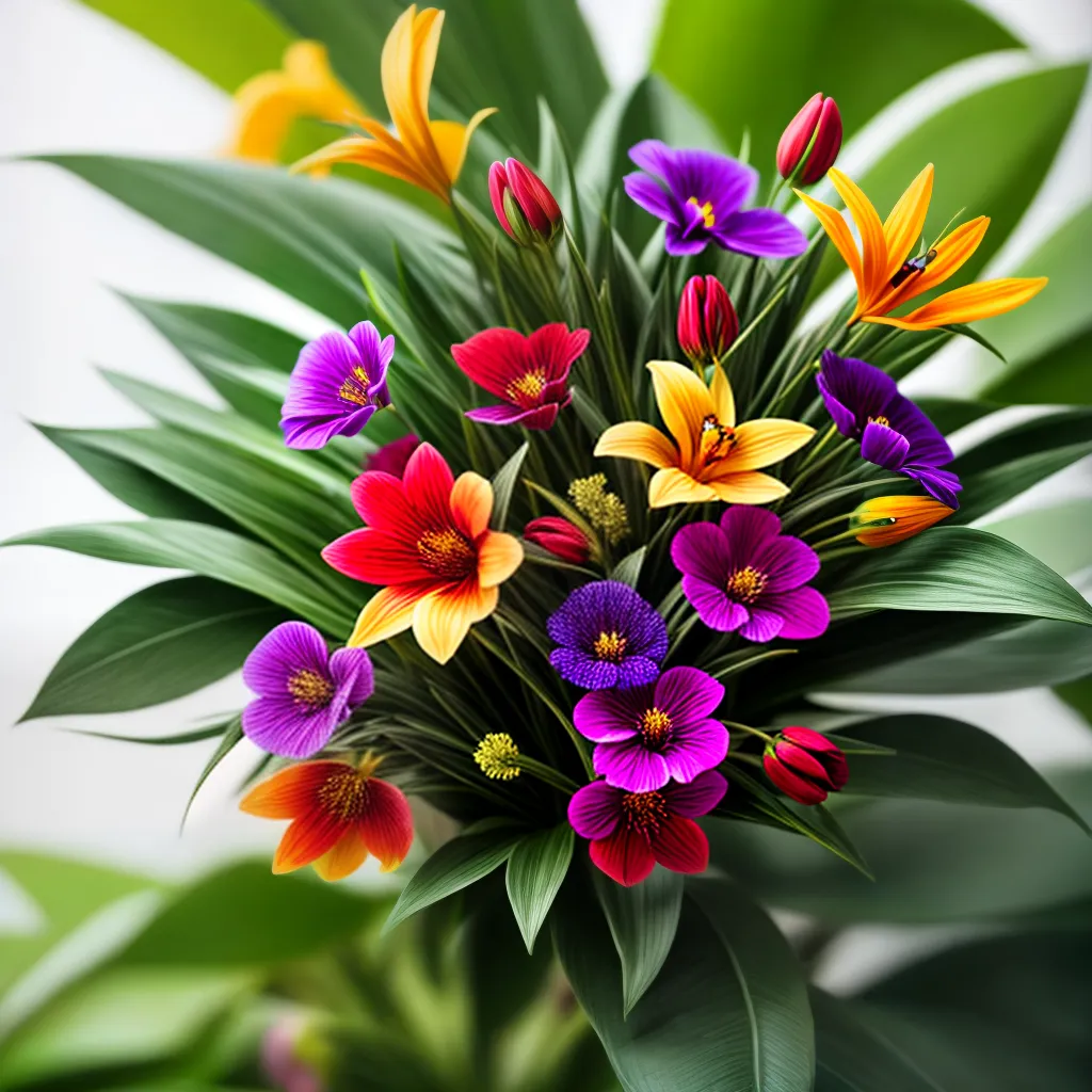 Descubra a Flora Exótica dos seus Sonhos e Seus Significados 3 Fotos buque flores exoticas simbolismo aventura