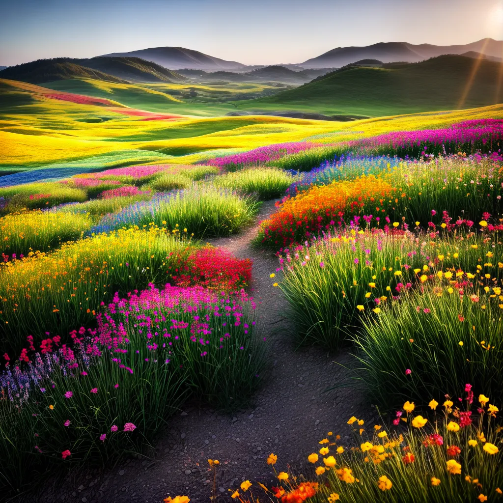 Fotos buque flores selvagens natureza dreams