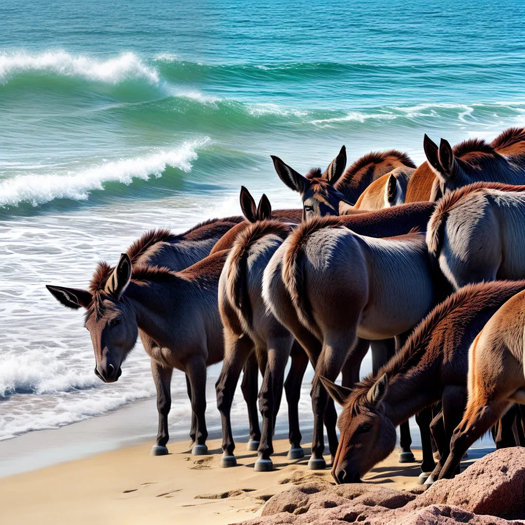 Descubra Qual o Significado de Sonhar com Burros na Praia 2 Fotos burros praia sonho libertacao