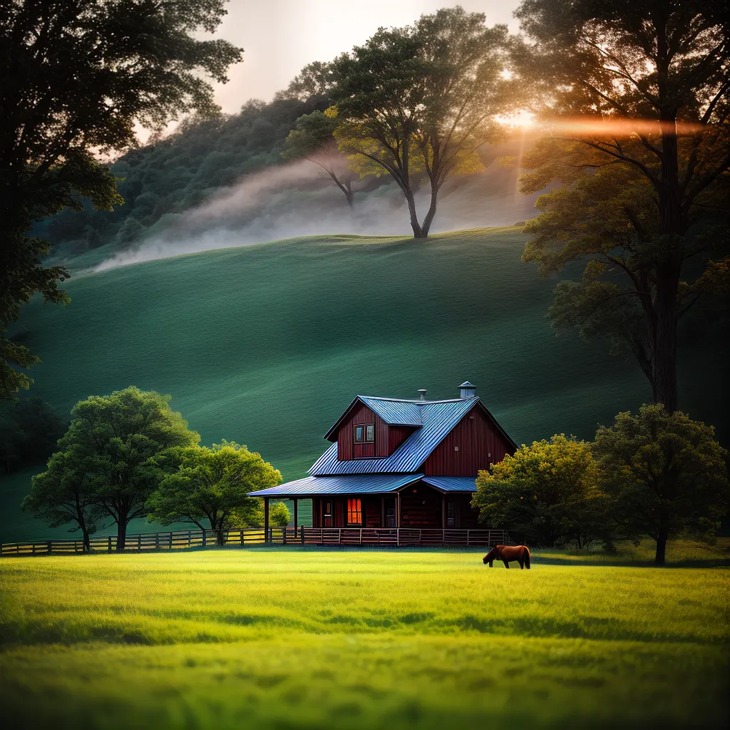 O Significado por Trás dos Sonhos com Turismo Rural 5 Fotos cabana campo casal cavalo paz