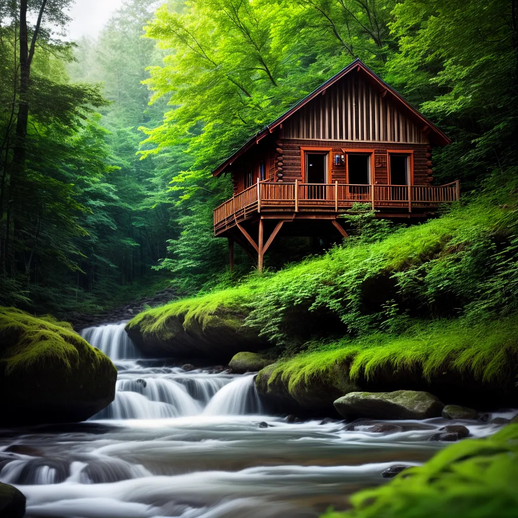 Turismo Rural nos Sonhos: Qual o Significado de Sonhar com a Natureza? 2 Fotos cabana floresta serenidade natureza