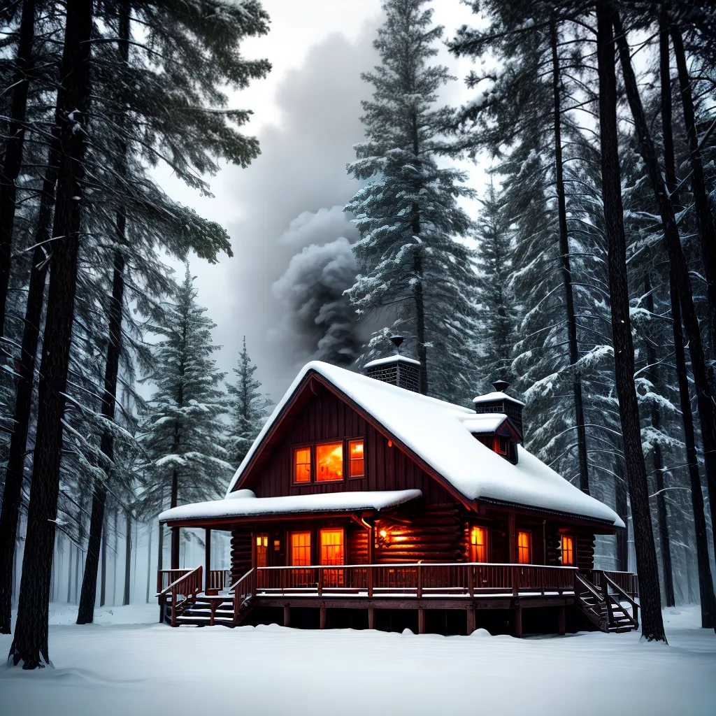 Refúgio dos sonhos: buscando abrigo em momentos difíceis 5 Fotos cabana inverno floresta neve refugio