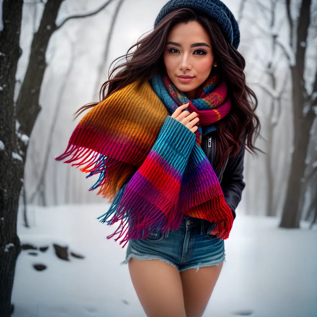 Fotos cachecol inverno protecao amor