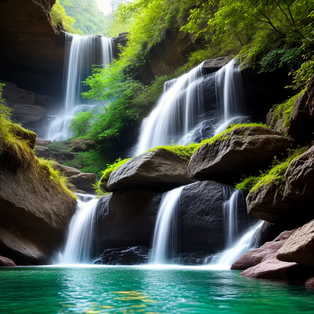 Fotos cachoeira canyon natureza flor agua