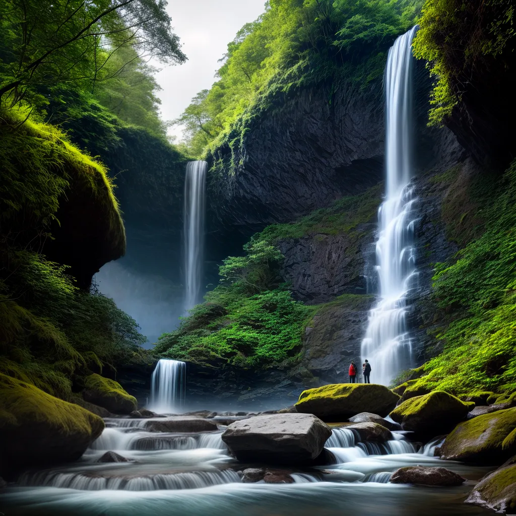 Fotos cachoeira floresta biodiversidade turismo sustentavel