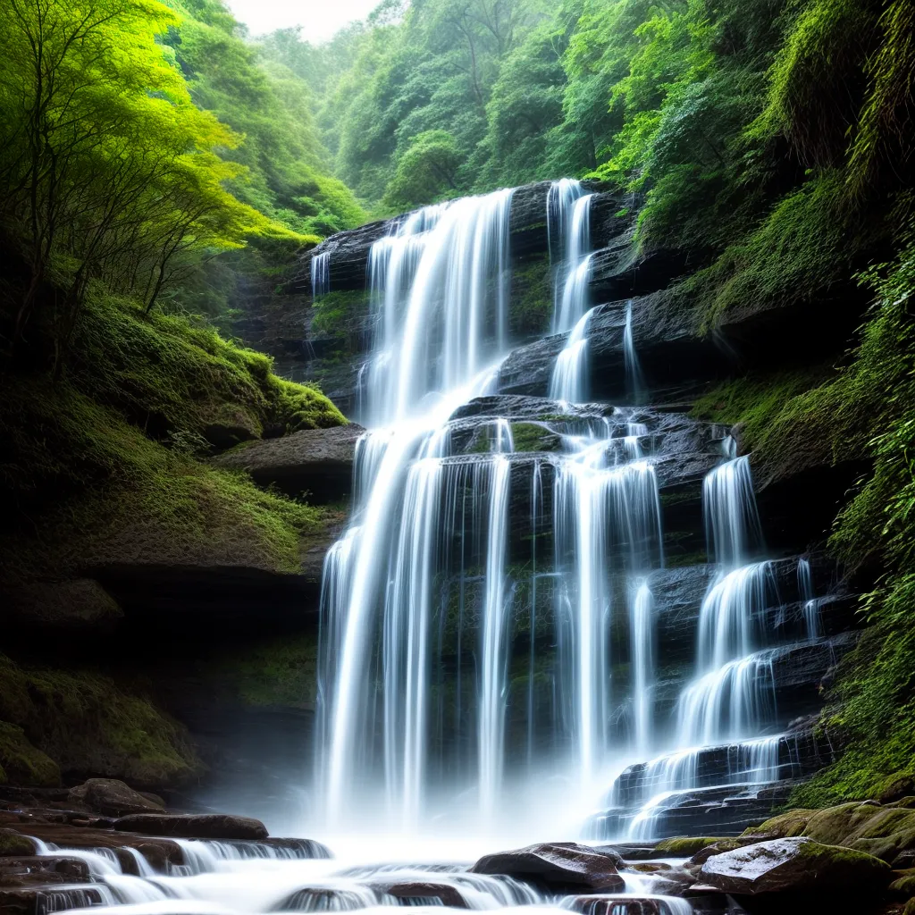 Fotos cachoeira floresta mistico renovacao