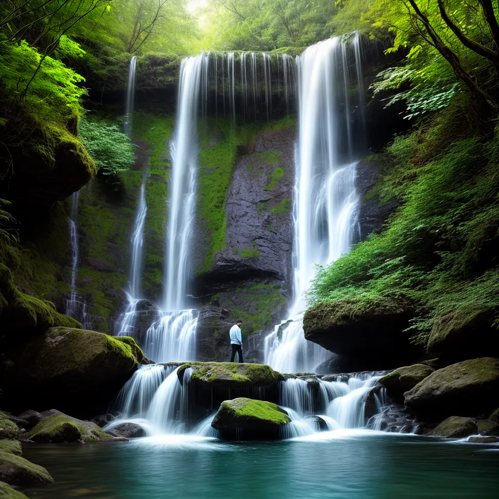 Fotos cachoeira floresta simbolismo criatividade