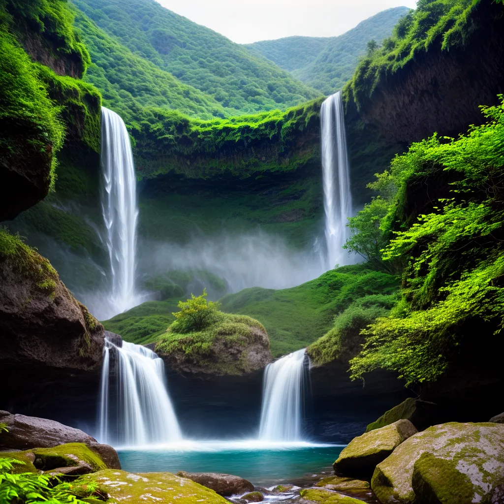 Fotos cachoeira floresta verde sonho