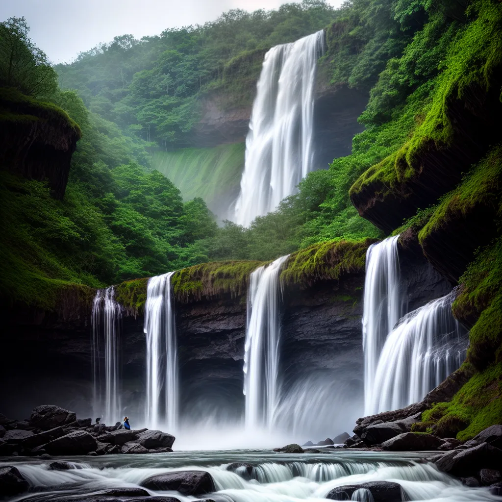 Guia Completo sobre o Significado de Sonhar com Cachoeira 4 Fotos cachoeira majestosa pessoa natureza
