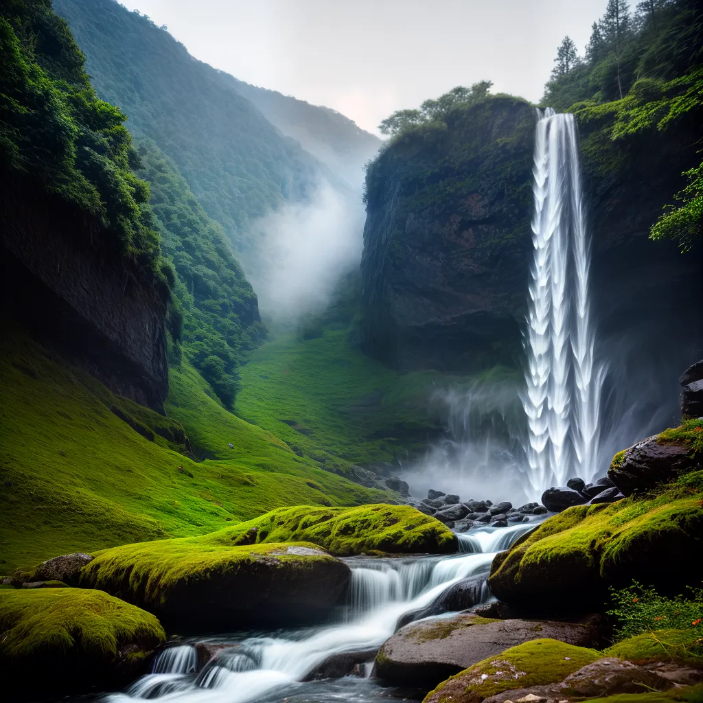 com Água: Descubra as Diferentes Possibilidades e pertença ao tema de Espiritualidade. 4 Fotos cachoeira montanha renovacao espiritual