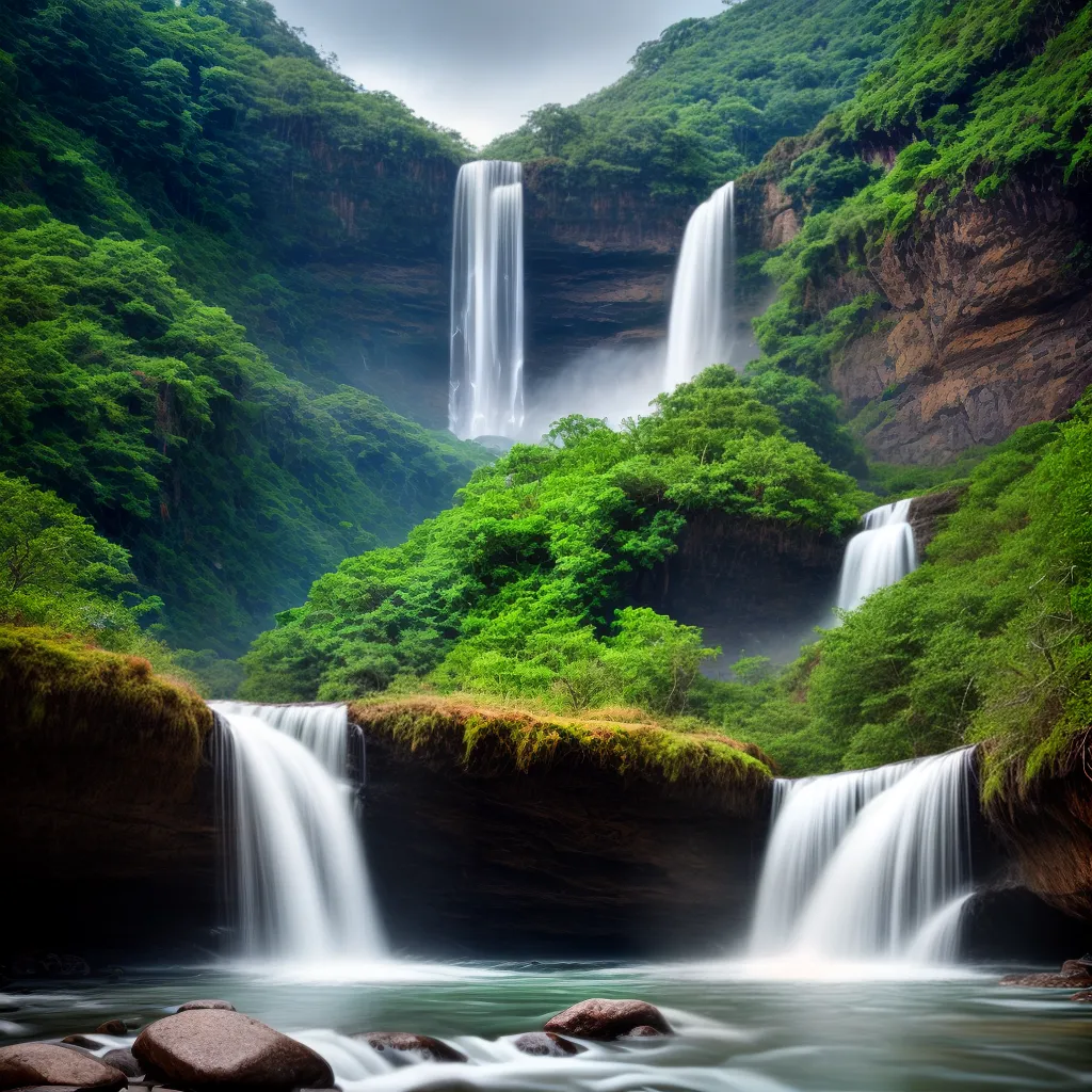 Descubra o Significado de Sonhar com uma Cachoeira na Unharinga 2 Fotos cachoeira natureza misty paz