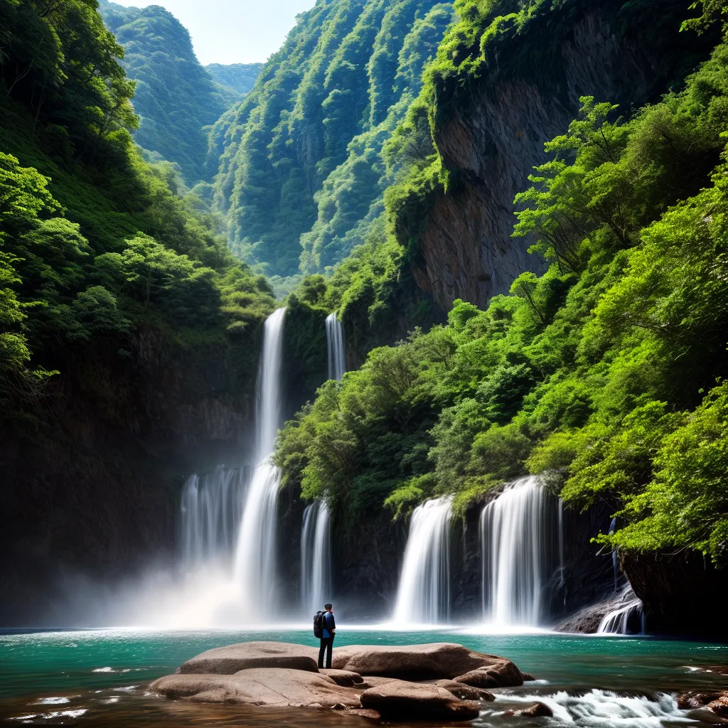 Fotos cachoeira natureza montanhas renovo
