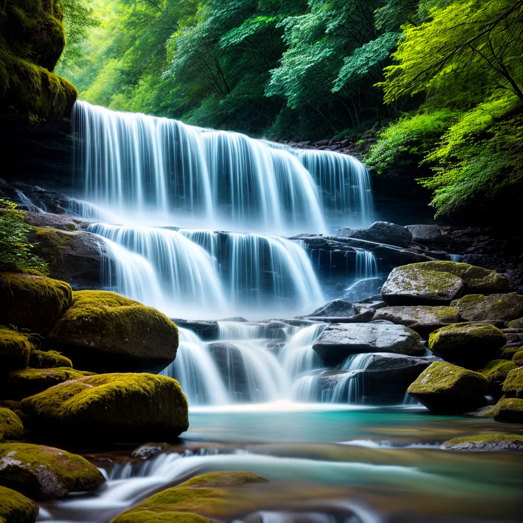 Fotos cachoeira natureza pura serenidade 1