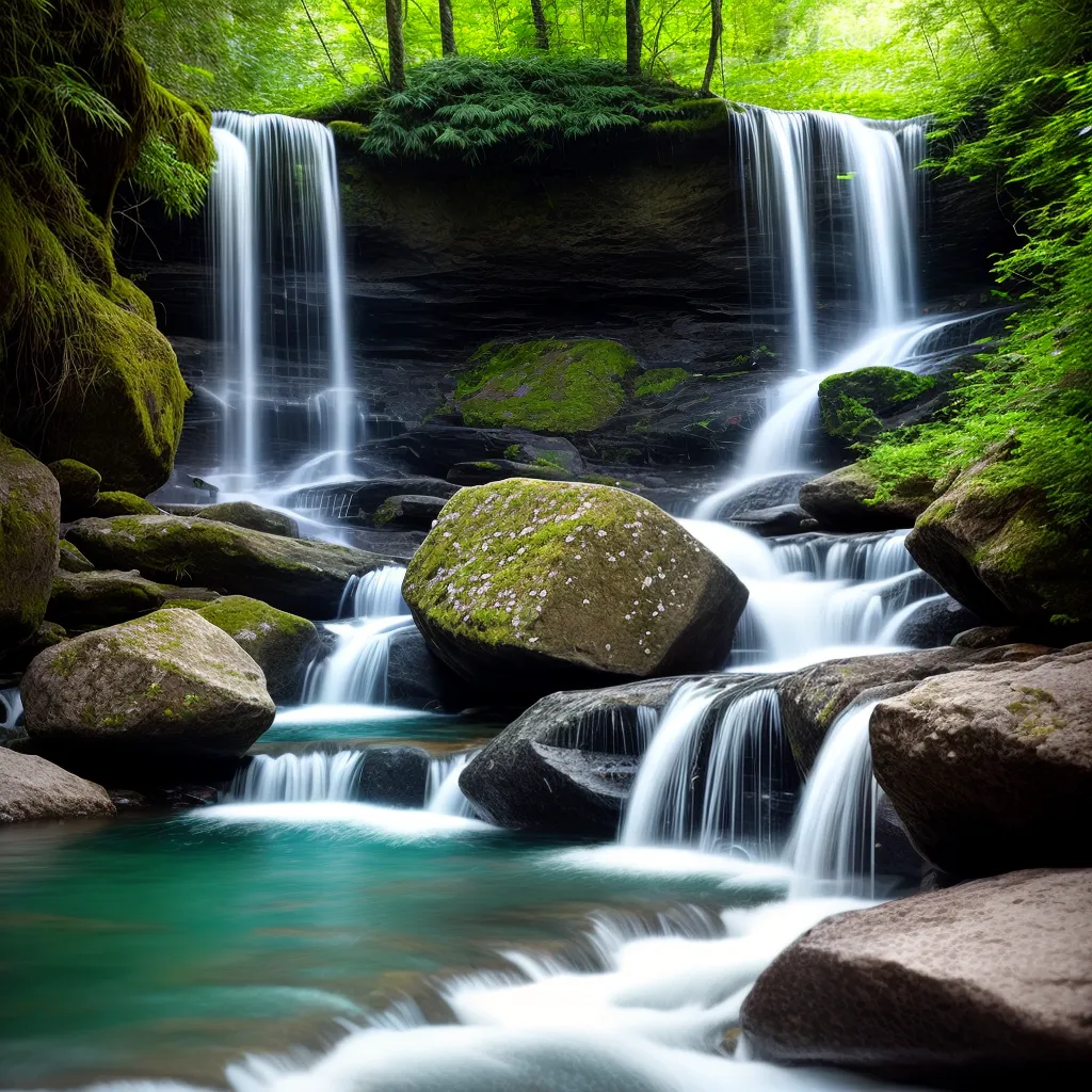Fotos cachoeira natureza pura serenidade