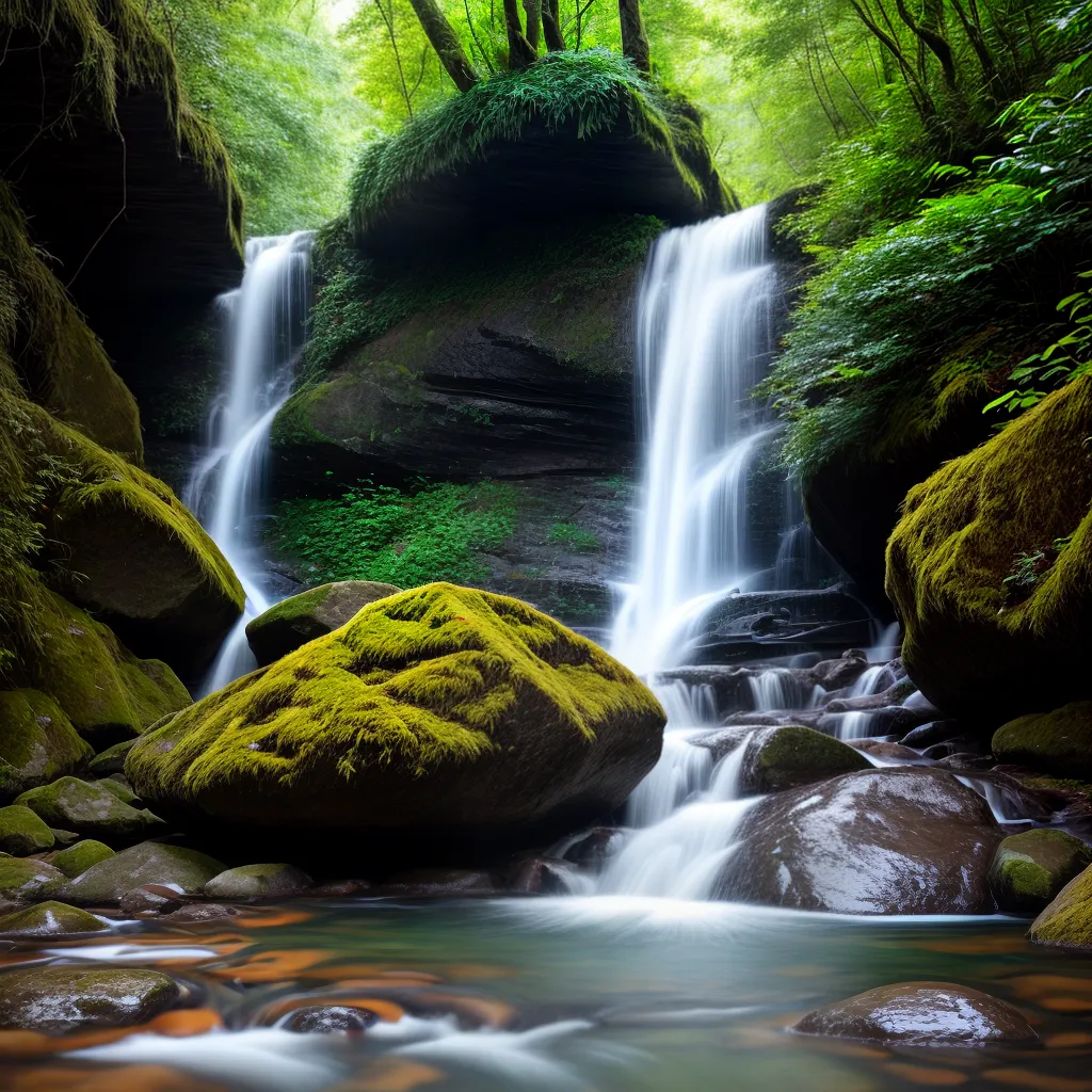Fotos cachoeira natureza relaxamento flor