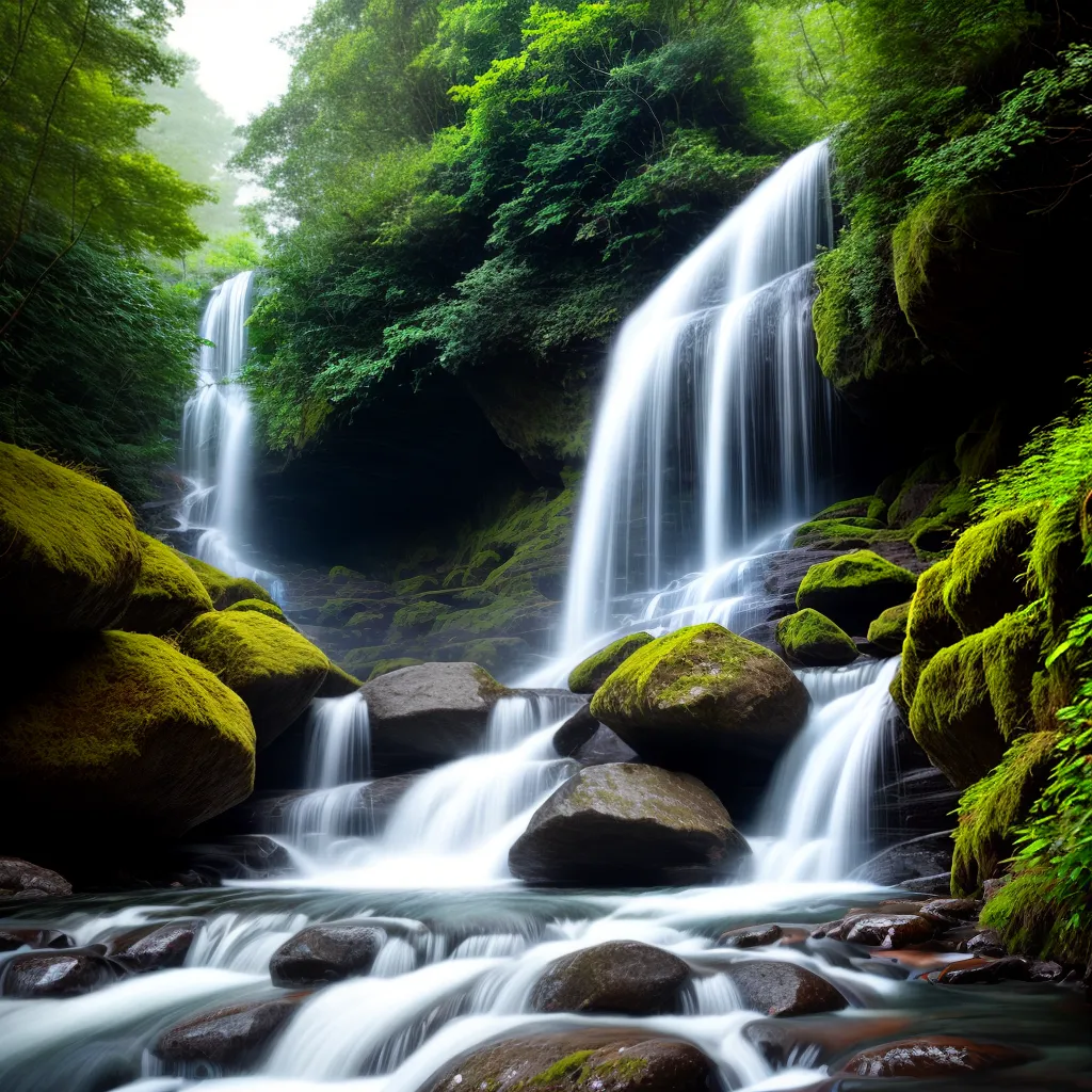 Fotos cachoeira natureza serenidade renovacao 1